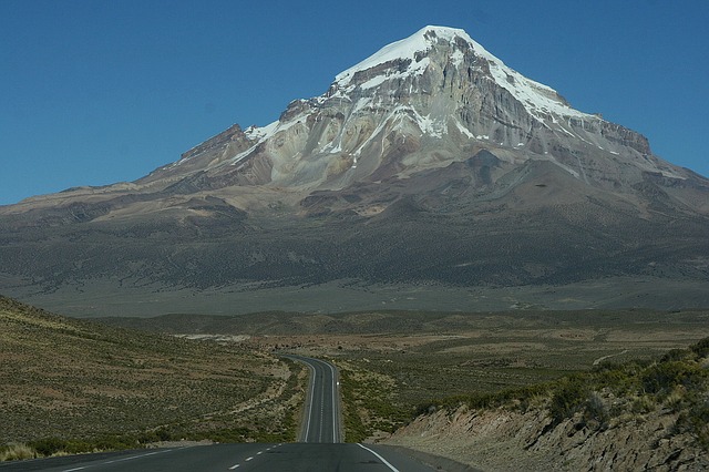 sopka v Bolivii